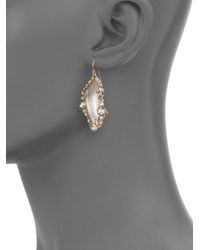 Alexis Bittar | Metallic Jeweled Lucite Earrings | Lyst