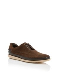 BOSS Orange Brown 'safello' | Leather Suede Derby Shoes for men