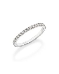 De Beers | Metallic Classic Diamond & Platinum Full Eternity Band Ring | Lyst