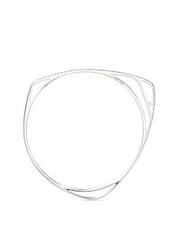Anabela Chan | Metallic 'morpho - Edition 5' 18k White Gold Diamond Pavé Bangle | Lyst
