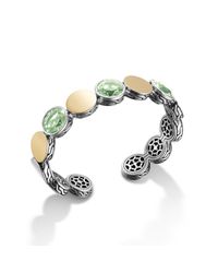 John Hardy | Green Three Station Flex Cuff | Lyst