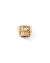 Lulu Frost - Metallic Apex Pave Ring - Lyst