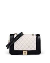 Love Moschino | Natural Medium Fabric Bag | Lyst
