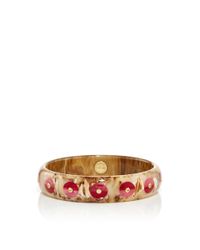 Mark Davis | Multicolor Marbled Brown Bakelite Bangle With Sapphires | Lyst