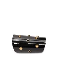 Alexander McQueen | Black Cone Studded Plexi Cuff | Lyst