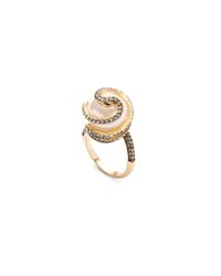 Lulu Frost - Metallic Oleander Ring - Lyst