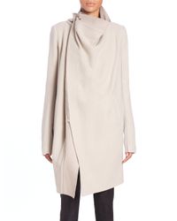 Rick Owens | Natural Exploder Saturn Wool Coat | Lyst