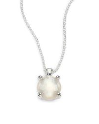 Ippolita | Metallic Rock Candy Mother-of-pearl, Clear Quartz & Sterling Silver Pendant Necklace | Lyst