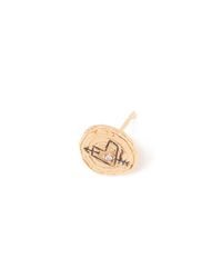 Alison Lou | Metallic Cross My Heart Diamond Stud Earring | Lyst