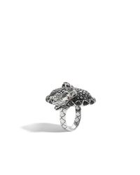 John Hardy | Metallic Legends Naga Large Oval Double Dragon Head Ring | Lyst