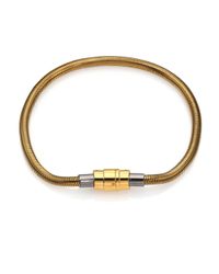 Lanvin | Metallic Tube Chain Collar Necklace | Lyst
