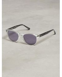 John Varvatos | Purple Retro Sunglass With Guitar Head Detail for Men | Lyst