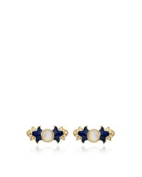 Sabine G | White Foglia Blu Earrings | Lyst