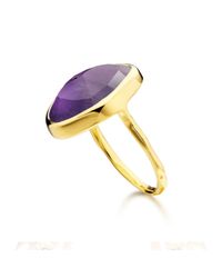 Monica Vinader | Metallic Siren Ring | Lyst