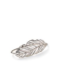 Rebecca Minkoff | Metallic Feather Palm Cuff | Lyst