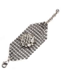 Lulu Frost - Metallic Mesh Bracelet - Silver - Lyst