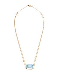 Renee Lewis | Blue One Of A Kind Aqua and Antique Diamond Necklace | Lyst
