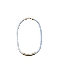 Cleobella - Black Mexicana Necklace In White - Lyst