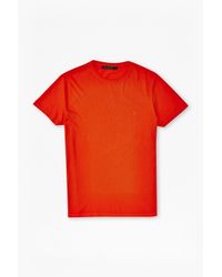 French Connection | Red Fc Classic Cotton T-shirt for Men | Lyst