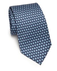 Ferragamo | Blue Gancini Silk Tie for Men | Lyst