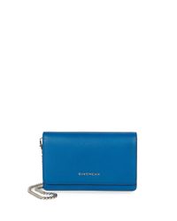 Givenchy | Blue Pandora Chain Wallet | Lyst