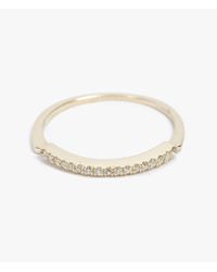 Mociun | Metallic Notched Wedding Band | Lyst