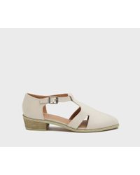 Kelsi Dagger Brooklyn | White Viva Leather Flats | Lyst