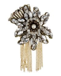 Tataborello Metallic Brooch