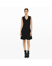 Club Monaco | Black Melanyie Ribbed Dress | Lyst