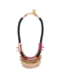 Lizzie Fortunato - Black Shibuya Crossing Necklace - Lyst
