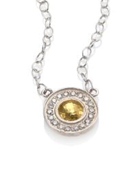 Gurhan | Metallic Nokta Diamond, Sterling Silver & 24K Yellow Gold Pendant Necklace | Lyst