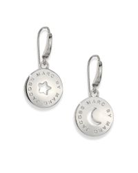 Marc By Marc Jacobs | Metallic Lunar Coin Drop Earrings | Lyst