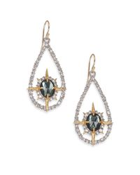 Alexis Bittar | Metallic Elements Dark Alchemy Crystal Teardrop Earrings | Lyst