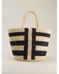 Image result for blue striped straw bag