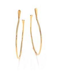 Chloé | Metallic Cate Drop Hoop Earrings/2.35 | Lyst