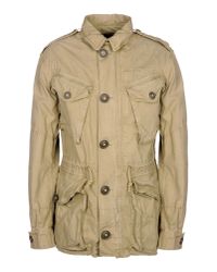Polo ralph lauren Jacket in Khaki for Men (olive) | Lyst