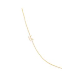 J.Crew | Metallic Maya Brenner 14k Gold Asymmetrical Letter Necklace | Lyst