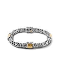 John Hardy | Metallic Classic Chain Hammered Bracelet | Lyst