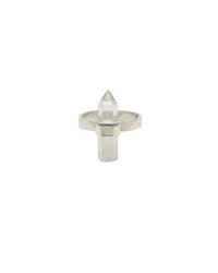 Rebecca Taylor - Metallic Krystal Knight Single Mini Thin Ring - Lyst