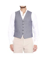 Mauro Grifoni | Blue Waistcoat for Men | Lyst