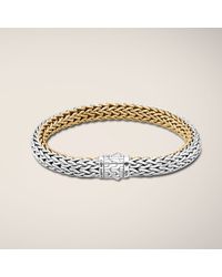 John Hardy | Metallic Medium Reversible Bracelet | Lyst