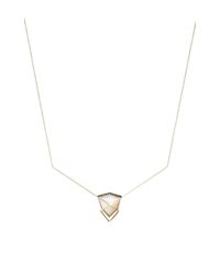 Monique Péan | Metallic One Of A Kind Thomsonite and Black Diamond Necklace | Lyst