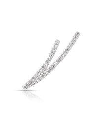 Anne Sisteron - Metallic 14kt White Gold Diamond Velvet Ear Cuff - Lyst