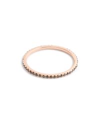 J.Crew | Pink Gabriela Artigas 14k Gold Axis Ring With Pave Black Diamonds | Lyst