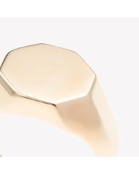 Eddie Borgo - White Octagon Signet Ring - Lyst