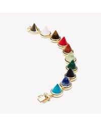 Eddie Borgo - Multicolor Gemstone Cone Bracelet - Lyst