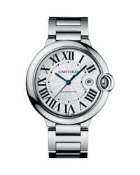 Cartier | Metallic Ballon Bleu De Large Stainless Steel Bracelet Watch | Lyst