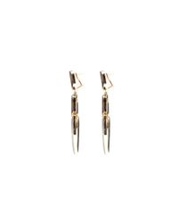 Kara Ross | Multicolor Gold, Agate And Diamond Arrow Earrings | Lyst