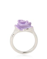 Leivan Kash | Purple Rose Pinky Ring | Lyst
