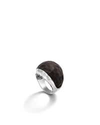 John Hardy | Metallic Classic Chain Small Dome Ring | Lyst